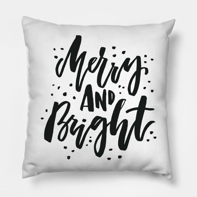 Merry and Bright Pillow by Favete