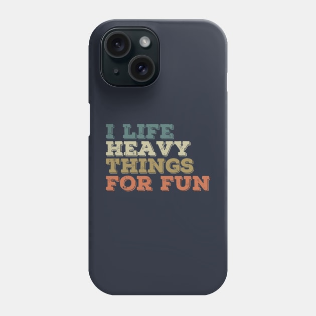 Life Is Short Lift Heavy Things Phone Case by Gaming champion