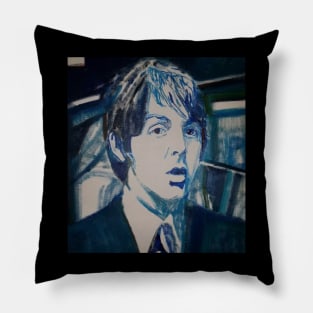 Paul McCartney by Mike Nesloney Pillow