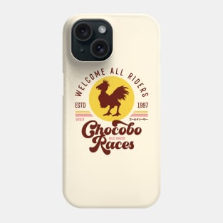 Chocobo Races Emblem Phone Case