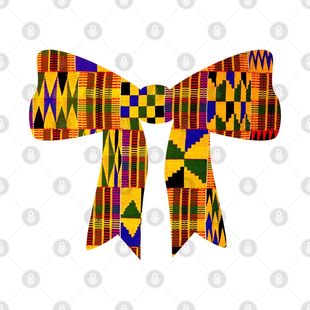 Kente Pattern Black Pride African by Merchweaver