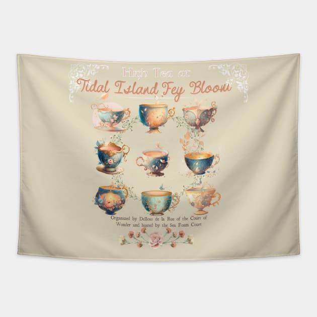 Tea Time at The Fey Bloom Tapestry by MegBliss
