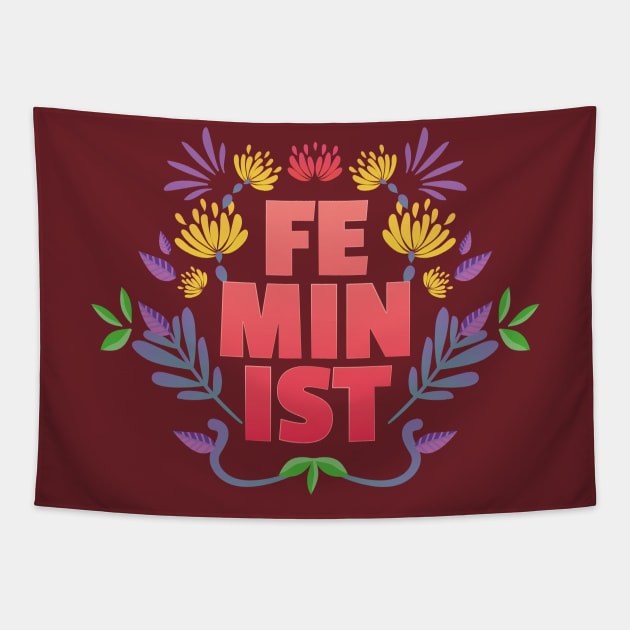 feminist sorority - feminism design Tapestry by OutfittersAve