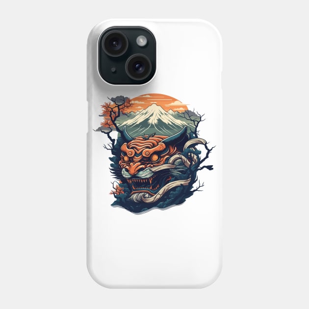 Japanese Hannya Mask - No.2 Phone Case by theprintculturecollective