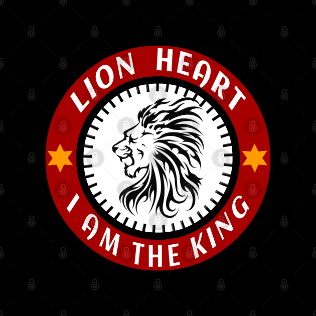 I Am the King Lion Best Selling Lion King Design by Global Creation