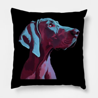 Weimaraner Pop Art - Dog Lover Gifts Pillow