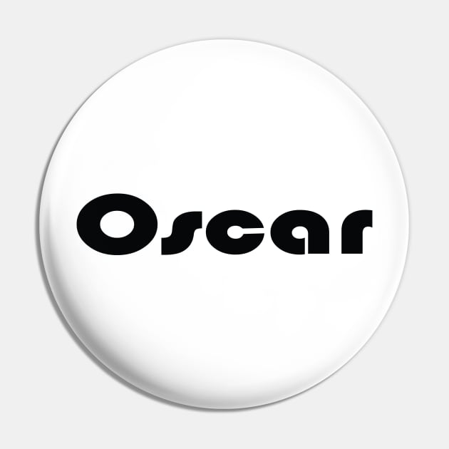 Oscar Name Pin by ProjectX23Red