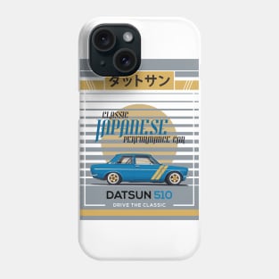 Datsun 510 - Classic Japanese Performance Car Phone Case