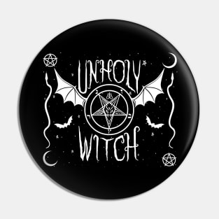 Unholy Witch Pin