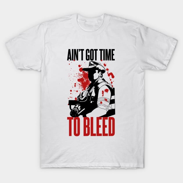 Cool Classic Predator Ain't Got Time To Bleed Movie T Shirt
