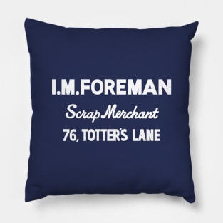 Totter's Lane (clean version) Pillow