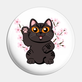 Hi There Tabby Cat Pin