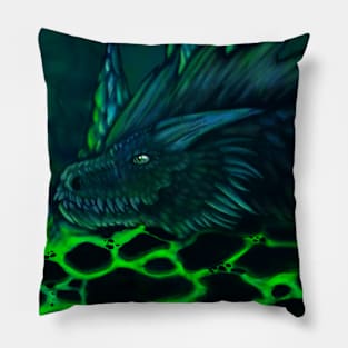 Neon Draken Pillow