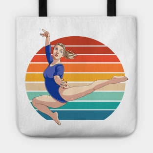 Female Gymnast Gymnastics Girl Gift Tote