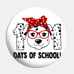 101 Days of School Dalmatian Dog Teachers Kids Gift Pin