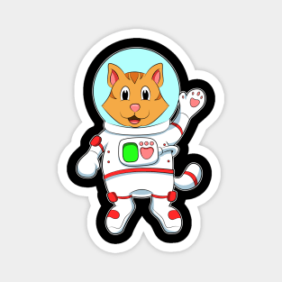 Cat as Astronaut in Costume Magnet