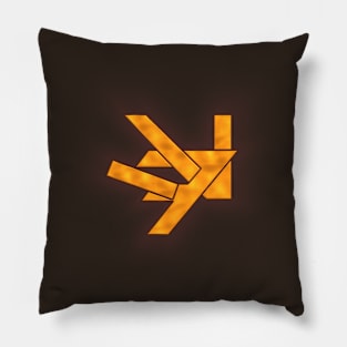 San Diego Aurebesh Logo C Pillow