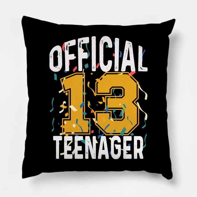 Coolest Gifts For 13 Year Old Boy Girl Official Teenager Pillow by Peter smith