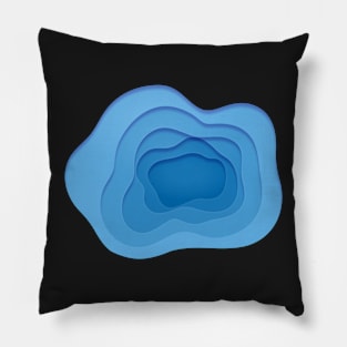 The Blue Void Pillow