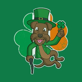 Irish Terrier Dog Lucky St Patrick's Day T-Shirt