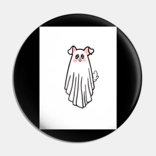 Ghost Puppy Pin