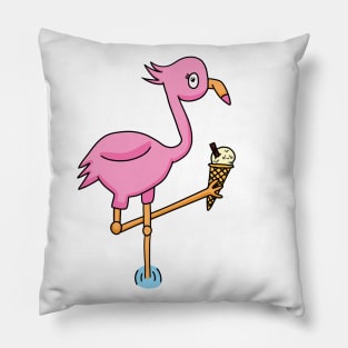 Flamingo with Ice-cream Pillow