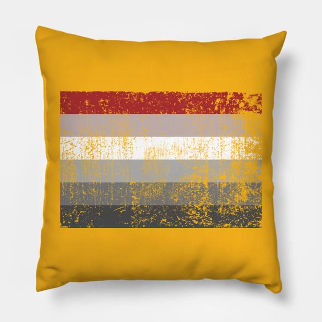Rabies Pride Flag Pillow by Crazy Collective