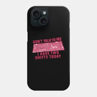 funny work puns Phone Case