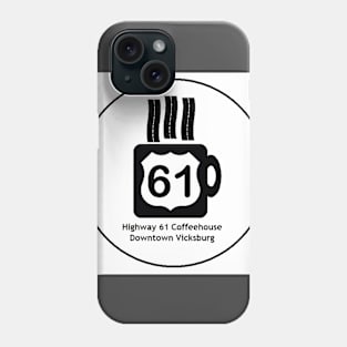 61 coffee logo in a circle Phone Case