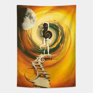 Surreal woman Tapestry