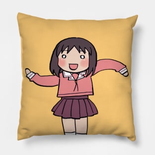 osaka doing the wavy hands / azumanga daioh Pillow