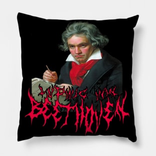 Beethoven Metal (In Technicolor) Ludwig Van Beethoven Pillow