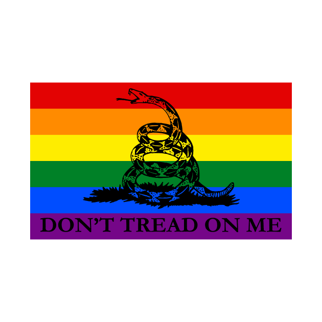 Don't Tread on Me Gadsden Flag by ViktorCraft