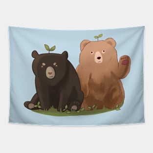 Cute bears illustration Tapestry