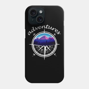 Adventures Compass nature lover Phone Case