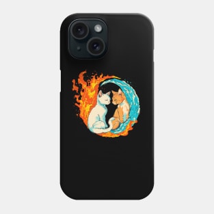 Yin yang kittens Phone Case