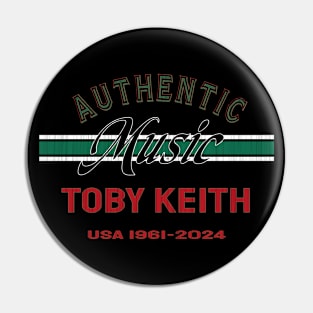 Toby Keith 1961 2024 USA Music D106 Pin