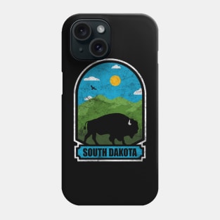 Bison Roam Nature Adventure South Dakota Wildlife Phone Case