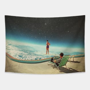 Summer with a Chance of Asteroids Tapestry