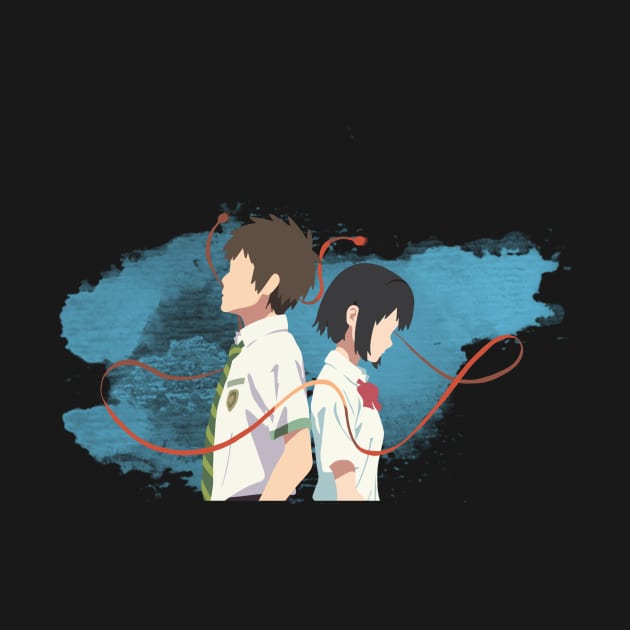 Your Name Minimalist (Taki and Mitsuha) by DanMcG2018