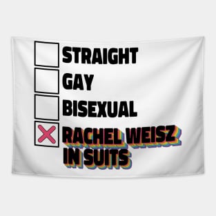 Straight Gay Bisexual Rachel Weisz In Suits Tapestry