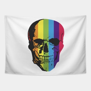 LGBTQIA+ Skull Tapestry