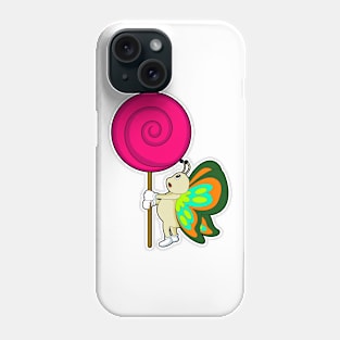 Butterfly with Lollipop Phone Case
