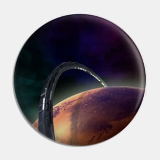 Space Station Ring Pin