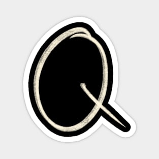 Hand Drawn Letter Q Magnet