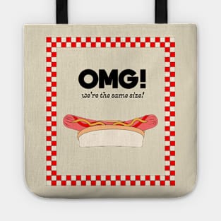 OMG! We're the same size! Fastfood Hot Dog Tote