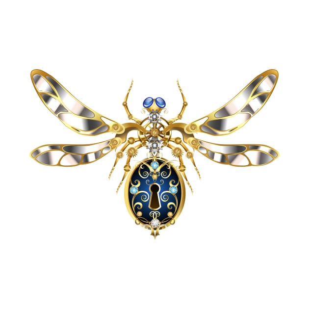 Mechanical Insect ( Steampunk dragonfly ) by Blackmoon9