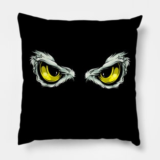 eagle eyes - beautiful raptor bird eye Pillow