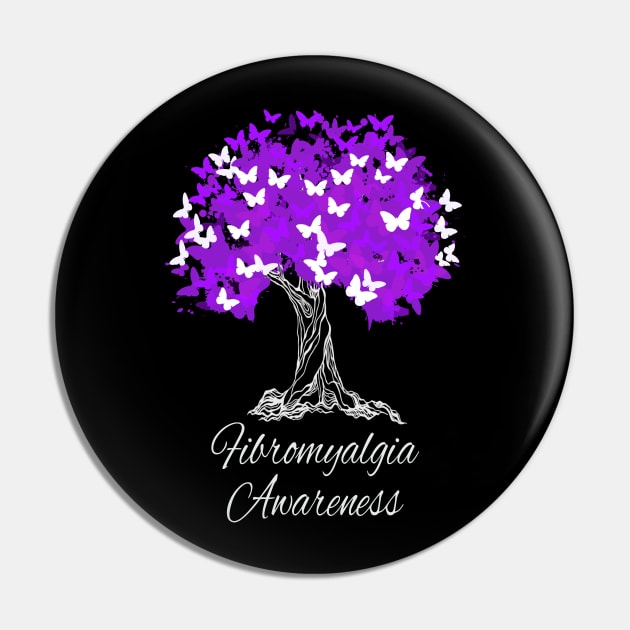 Fibromyalgia Awareness Pin by MerchAndrey