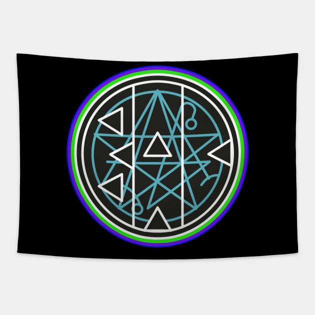 Bad Acid Cult - Sigil logo Tapestry by Blackreach Studios